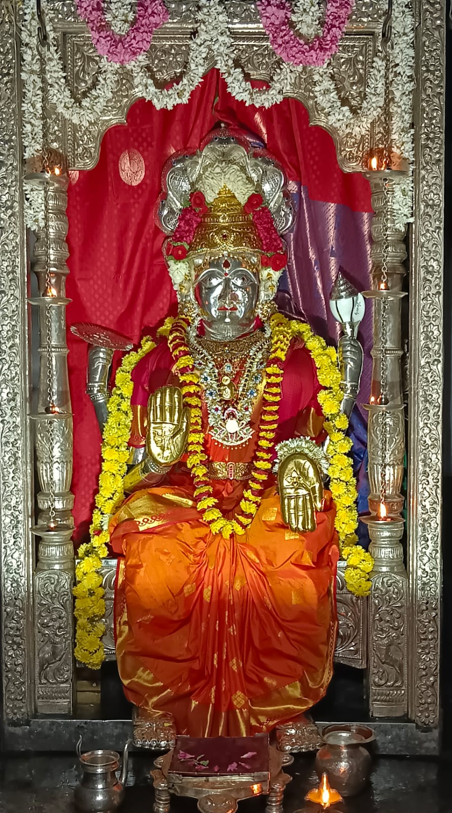 Mangaladevi Daily Darshan 16th October 2022