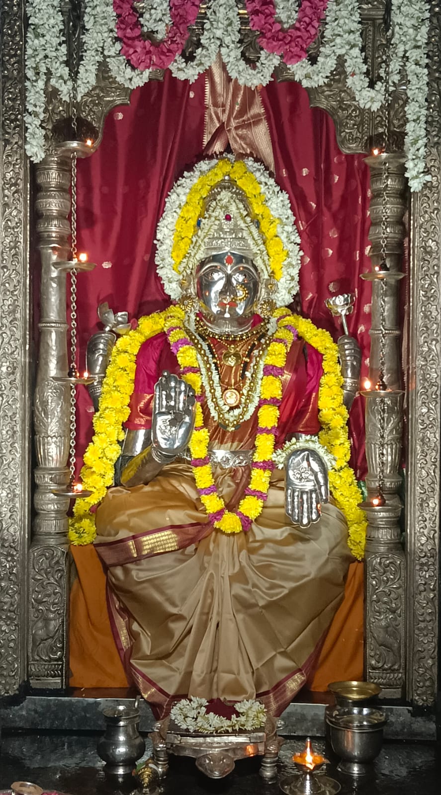 Mangaladevi Daily Darshan 16 August 2023