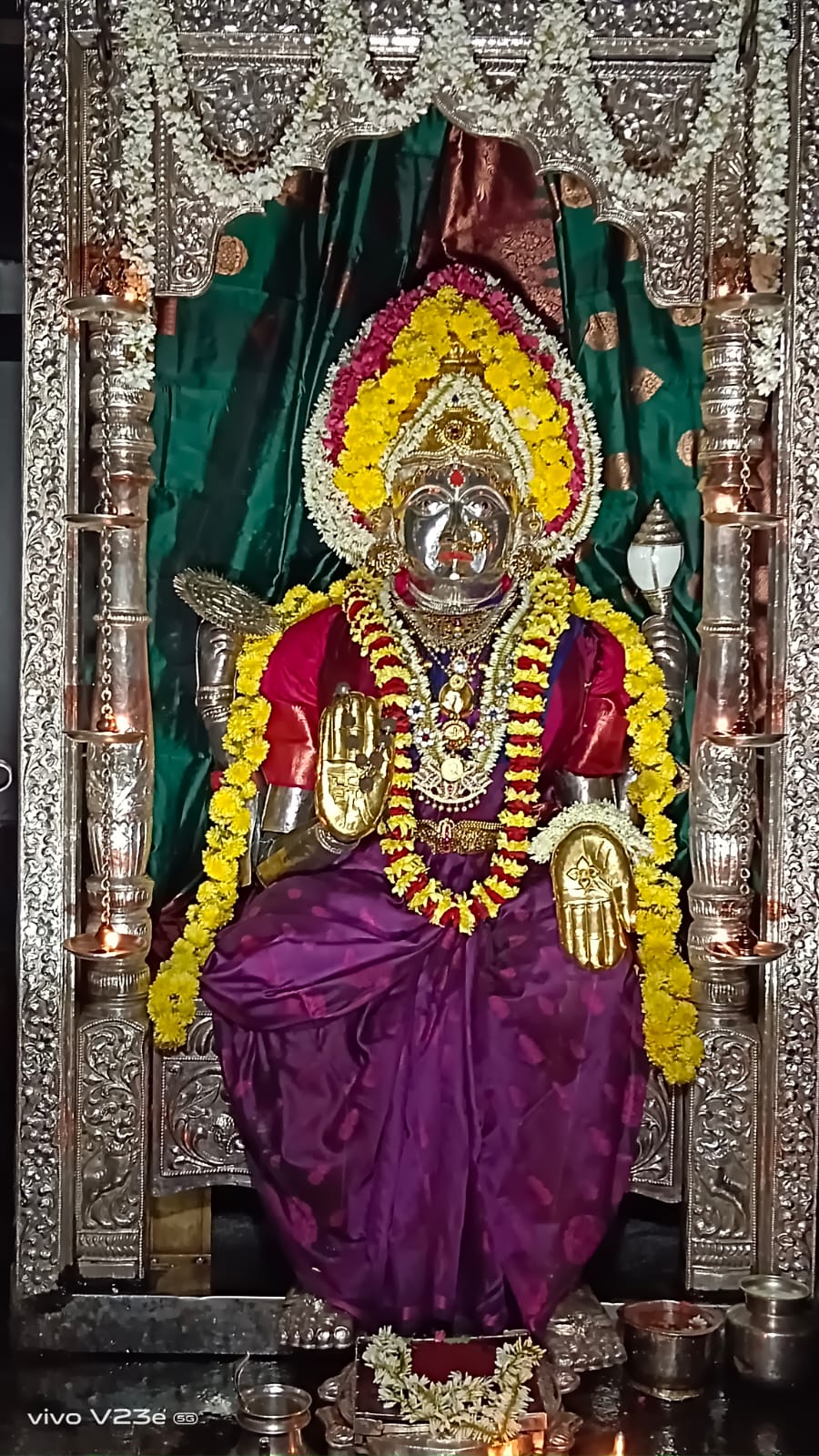 Mangaladevi Daily Darshan 22 august 2023