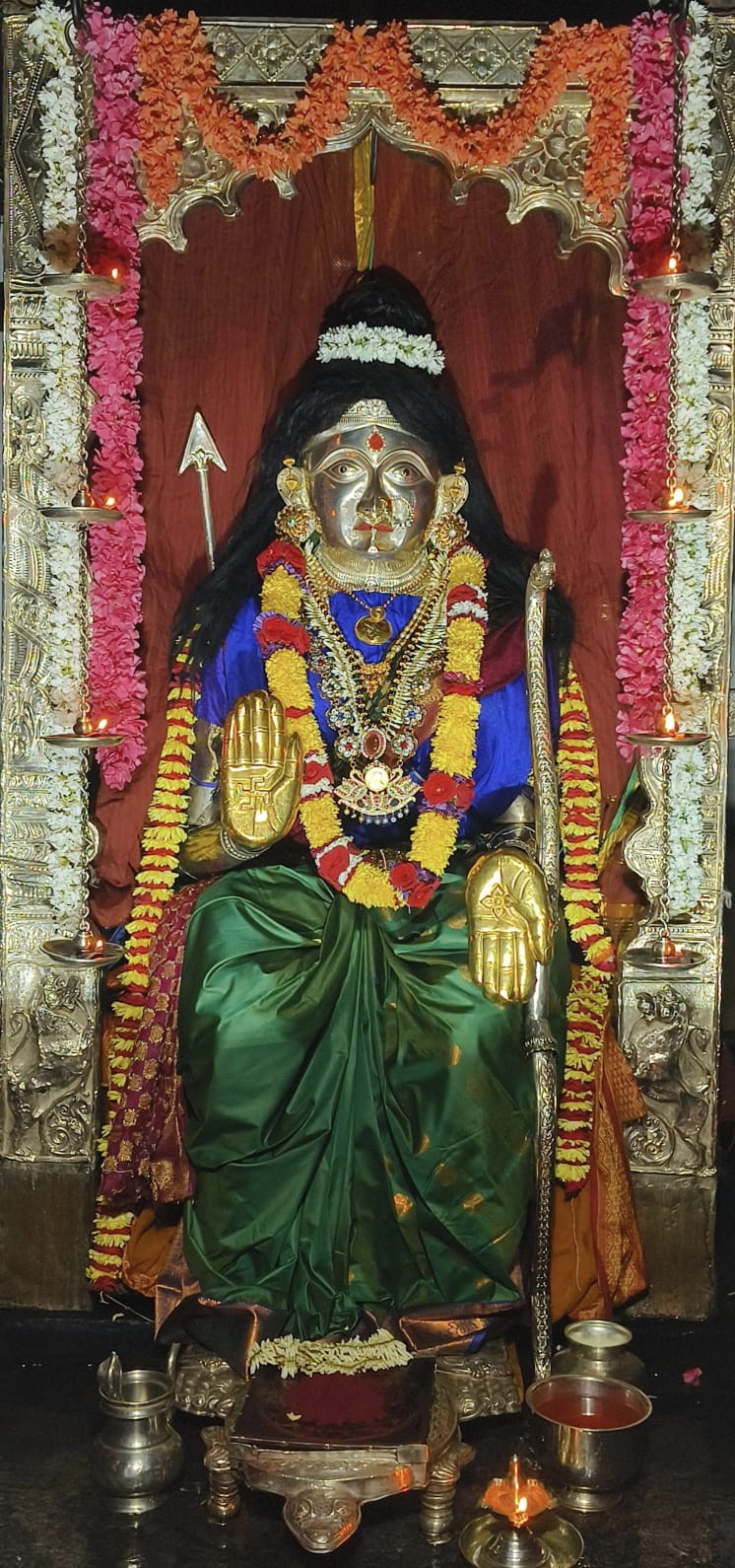 Mangaladevi Daily Darshan 22 January 2024