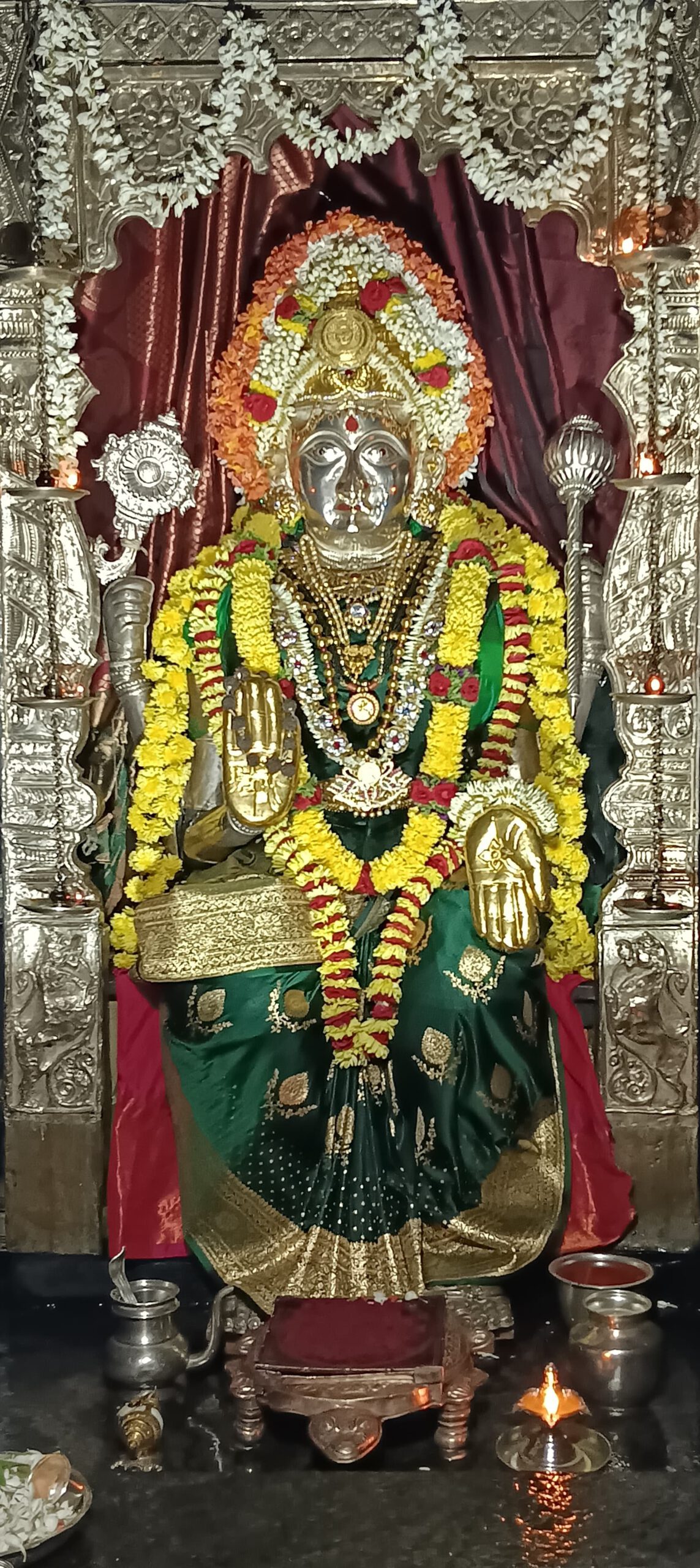 Mangaladevi Daily Darshan 18 February 2024