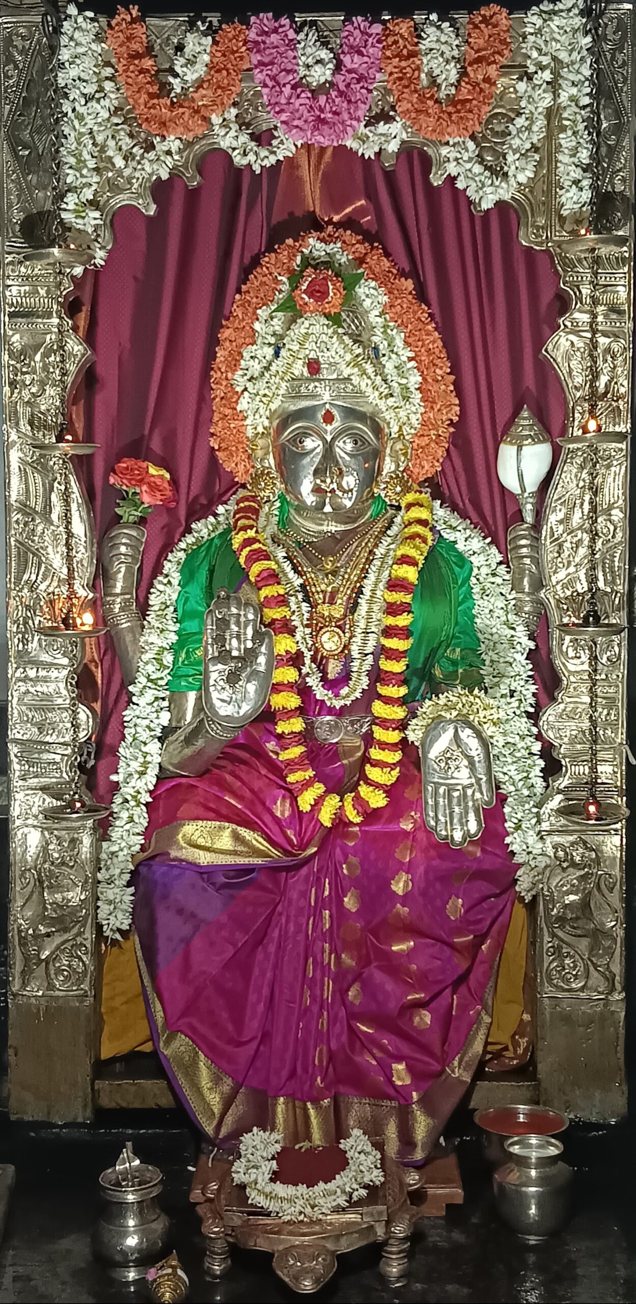 Mangaladevi Daily Darshan 22 February 2024