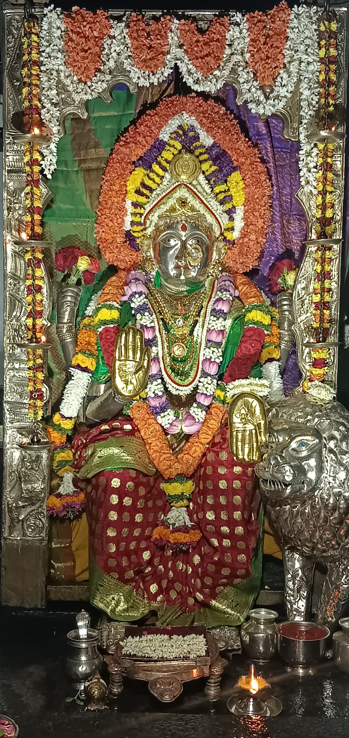 Mangaladevi Daily Darshan 23 February 2024