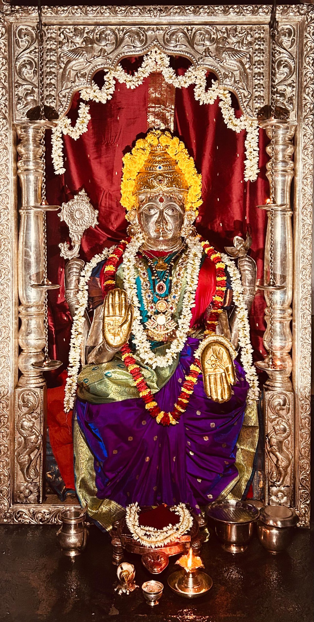 Mangaladevi Daily Darshan 23 July 2024