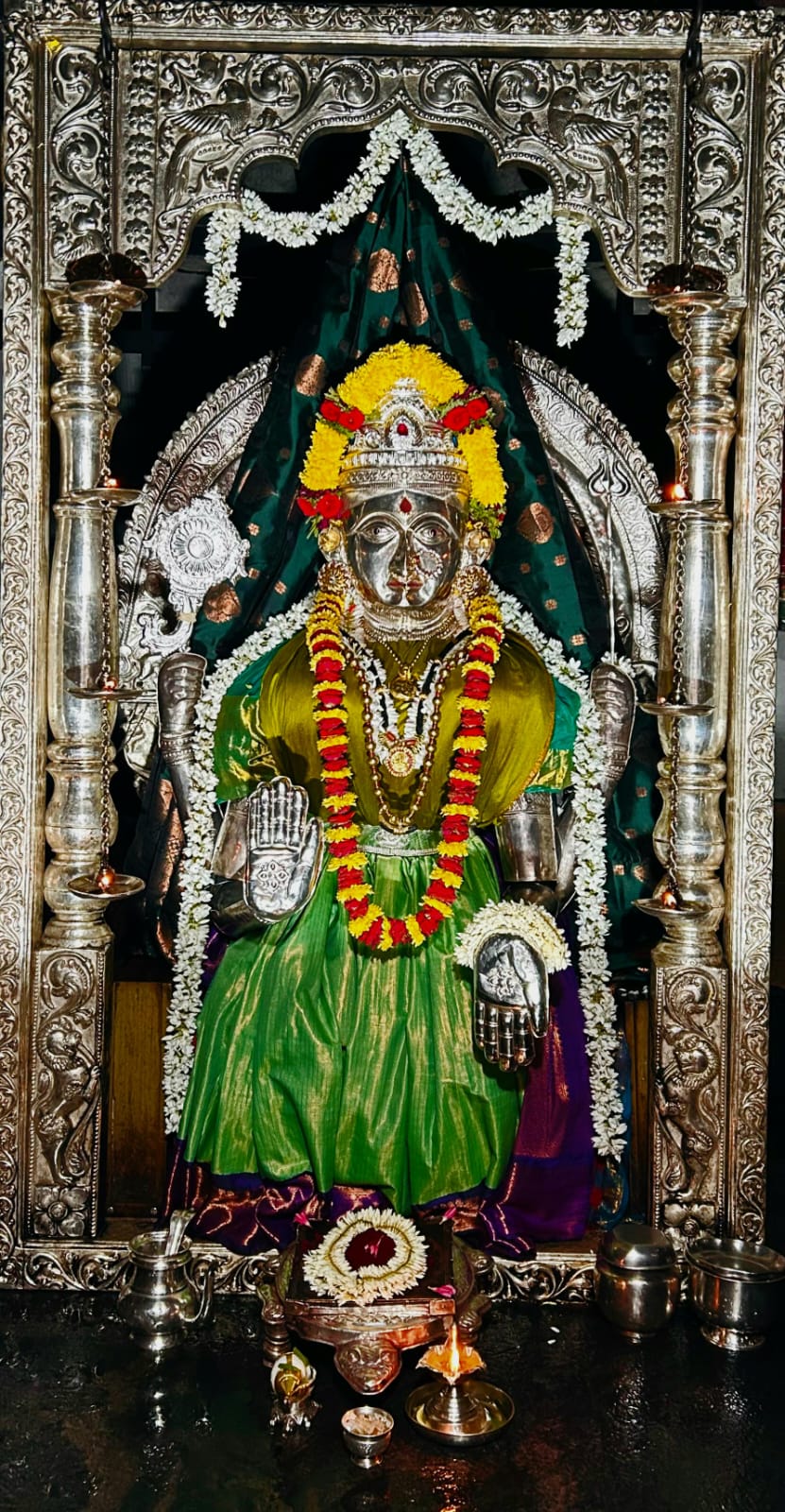 Mangaladevi Daily Darshan 25 September 2024